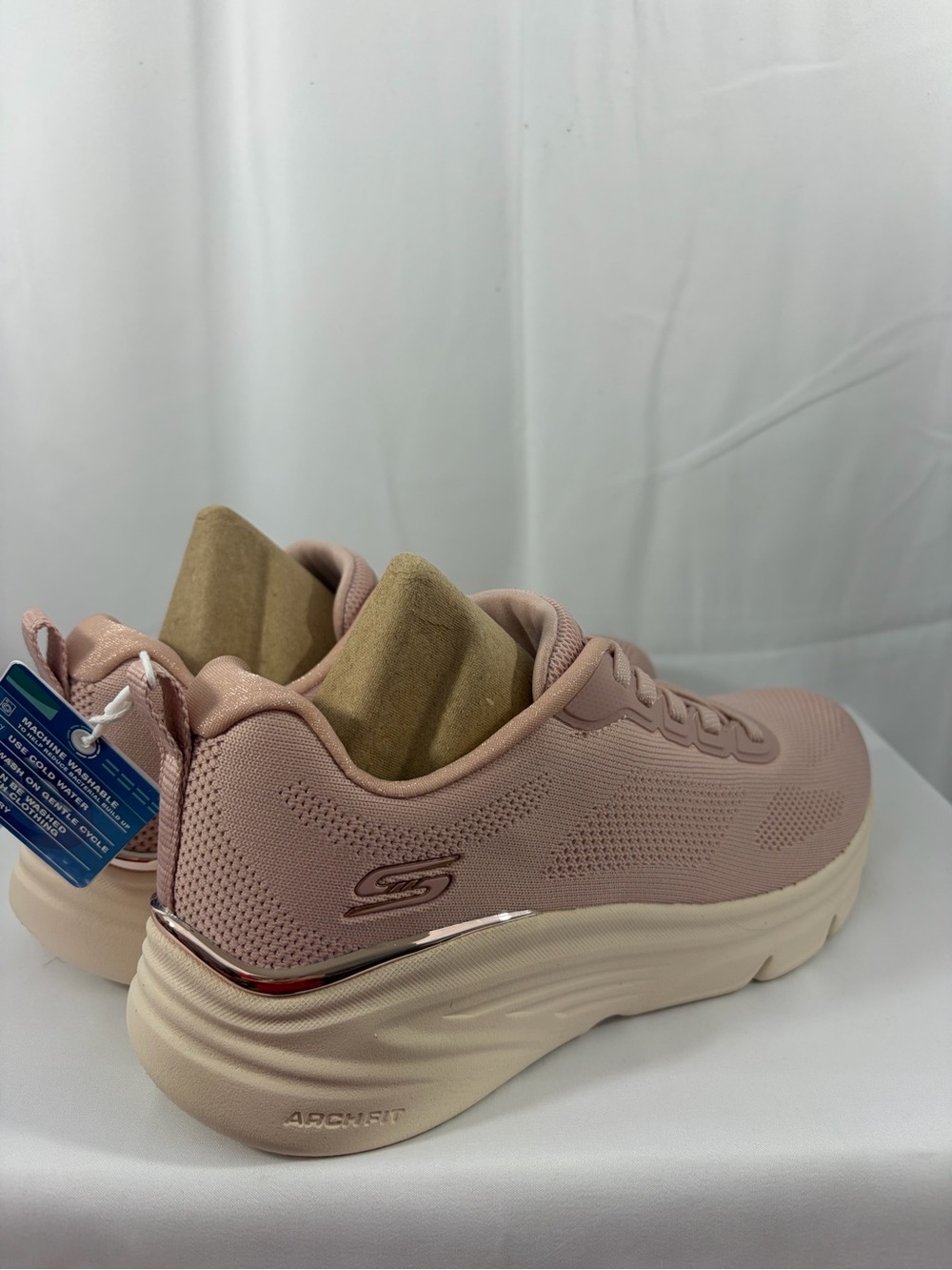 NWT BOBS From Skechers Women’s Size 8.5 Light Pink Athletic Sneakers - Picture 5 of 10